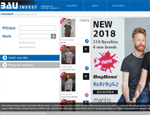 Tablet Screenshot of bauinvest.cz